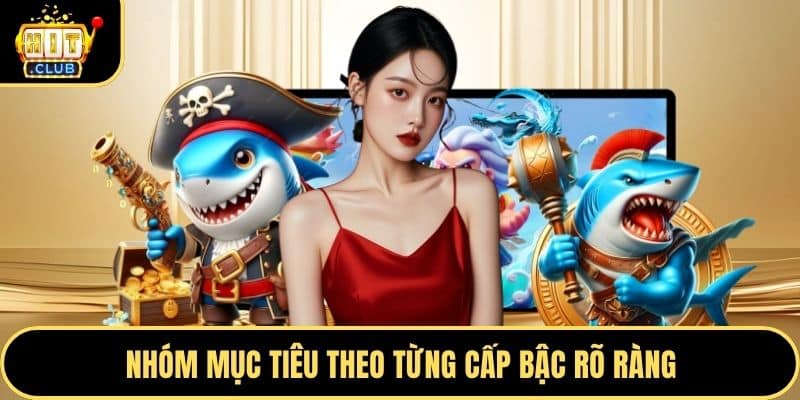 Nhóm mục tiêu theo từng cấp bậc rõ ràng